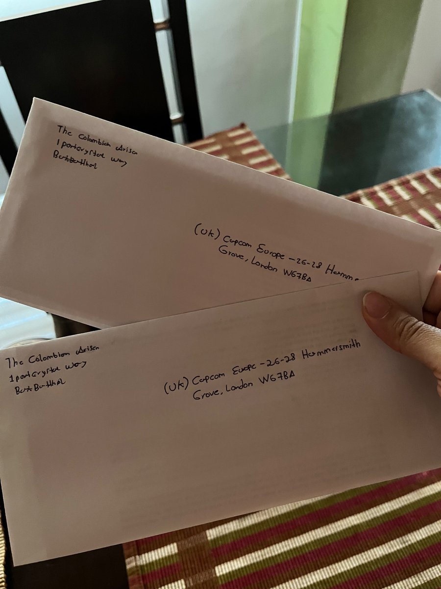 jayjayoblivion's tweet photo. Keeping fighting For DD2
Two more from batthal’s latin region to UK
#MailCapcom
#ExpandDD2 https://t.co/EX0O16C5Hu
