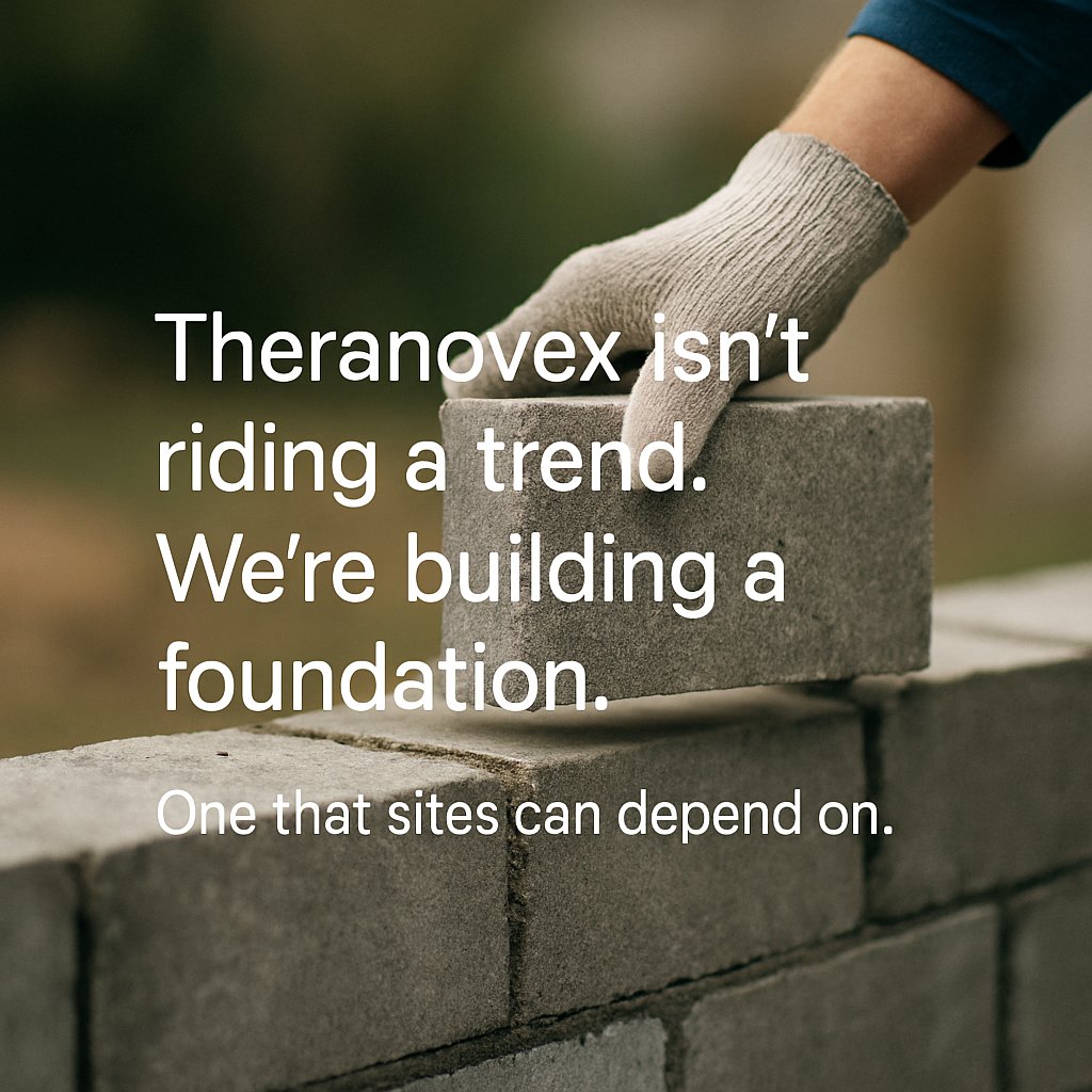 Theranovex isn’t riding a trend. We’re building a foundation. One that sites can depend on. One that sponsors can trust. And one that makes patient access more than just a buzzword. #ClinicalTrials #AccessToCare #ResearchSiteNetwork