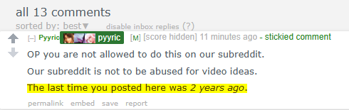 just got banned from the Street Fighter subreddit for asking players about their hurdles when trying to grow.

haven't posted there in the past 2 years, tried it once today, won't be back for another 4. 🥱