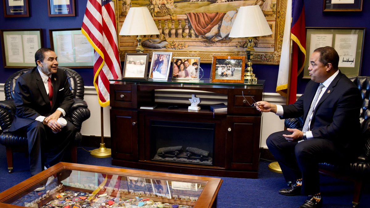 This morning, I sat down with Senator <a href="/Carmelorios/">Carmelo Ríos</a>, president pro tempore of the <a href="/SenadoPR/">Senado de Puerto Rico</a>.

We had a productive discussion about strengthening ties between Puerto Rican and federal legislators. As Puerto Rico continues to navigate statehood discussions and its territorial