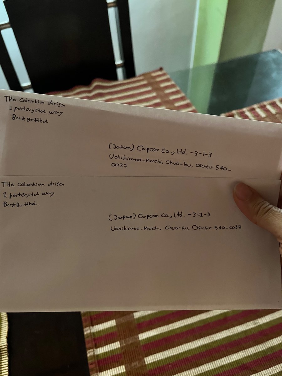 jayjayoblivion's tweet photo. And the last hope to Japan
From the mountains where the Colombian Arisen lives to Japan
#MailCapcom
#ExpandDD2 https://t.co/ViPcxVp1xO