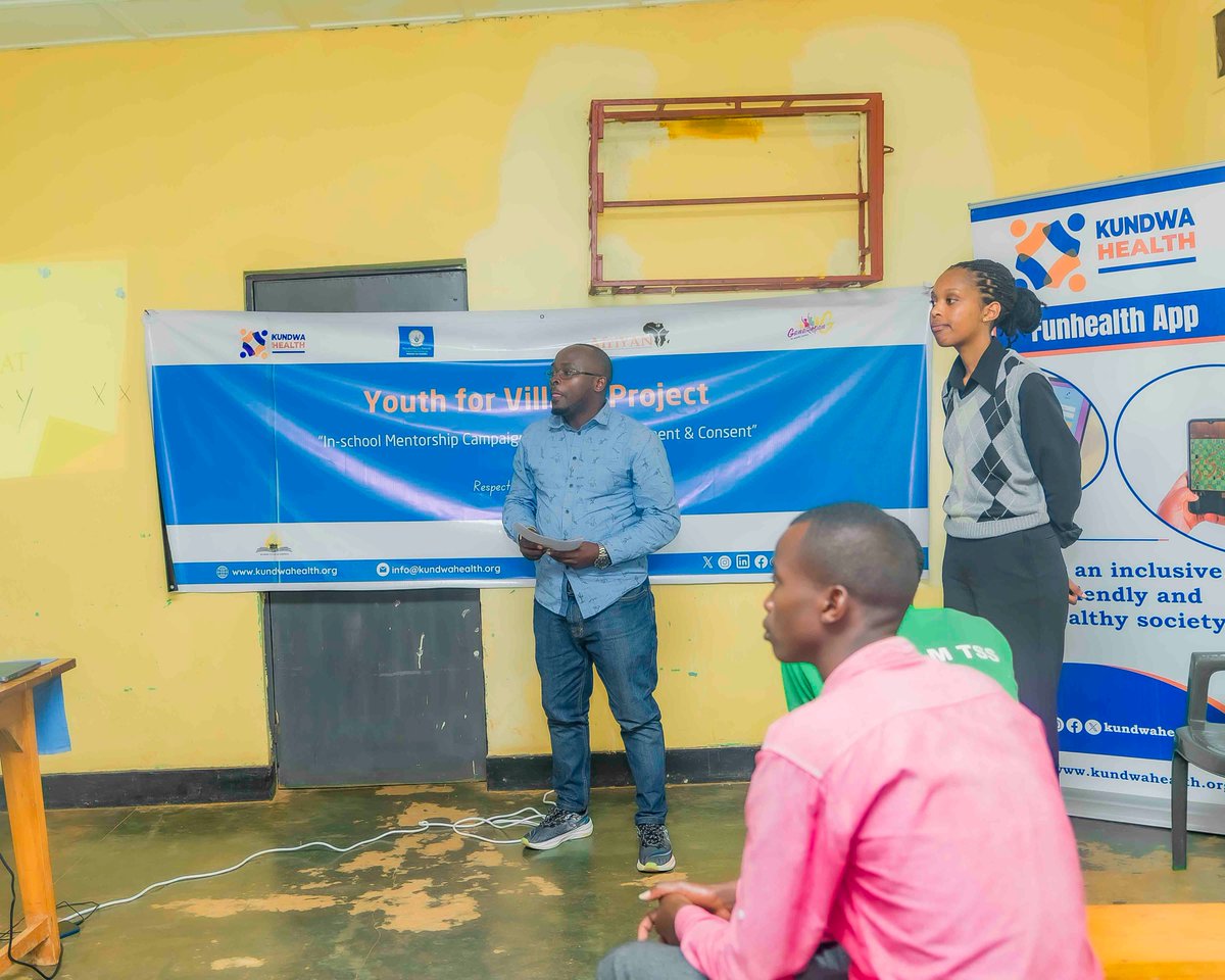 Kundwa Health (@kundwahealth) on Twitter photo <a href="/kundwahealth/">Kundwa Health</a> , in partnership with <a href="/GenGRwanda/">Generation G Rwanda</a> through <a href="/AfriYAN_Rwanda/">AfriYAN Rwanda</a> , conducted a peer educators’ workshop focused on sexual harassment and consent. The session aimed to equip youth with the knowledge and tools to promote safer communities.
#SRHR #EndGBV <a href="/kundwahealth/">Kundwa Health</a> , in partnership with <a href="/GenGRwanda/">Generation G Rwanda</a> through <a href="/AfriYAN_Rwanda/">AfriYAN Rwanda</a> , conducted a peer educators’ workshop focused on sexual harassment and consent. The session aimed to equip youth with the knowledge and tools to promote safer communities.
#SRHR #EndGBV