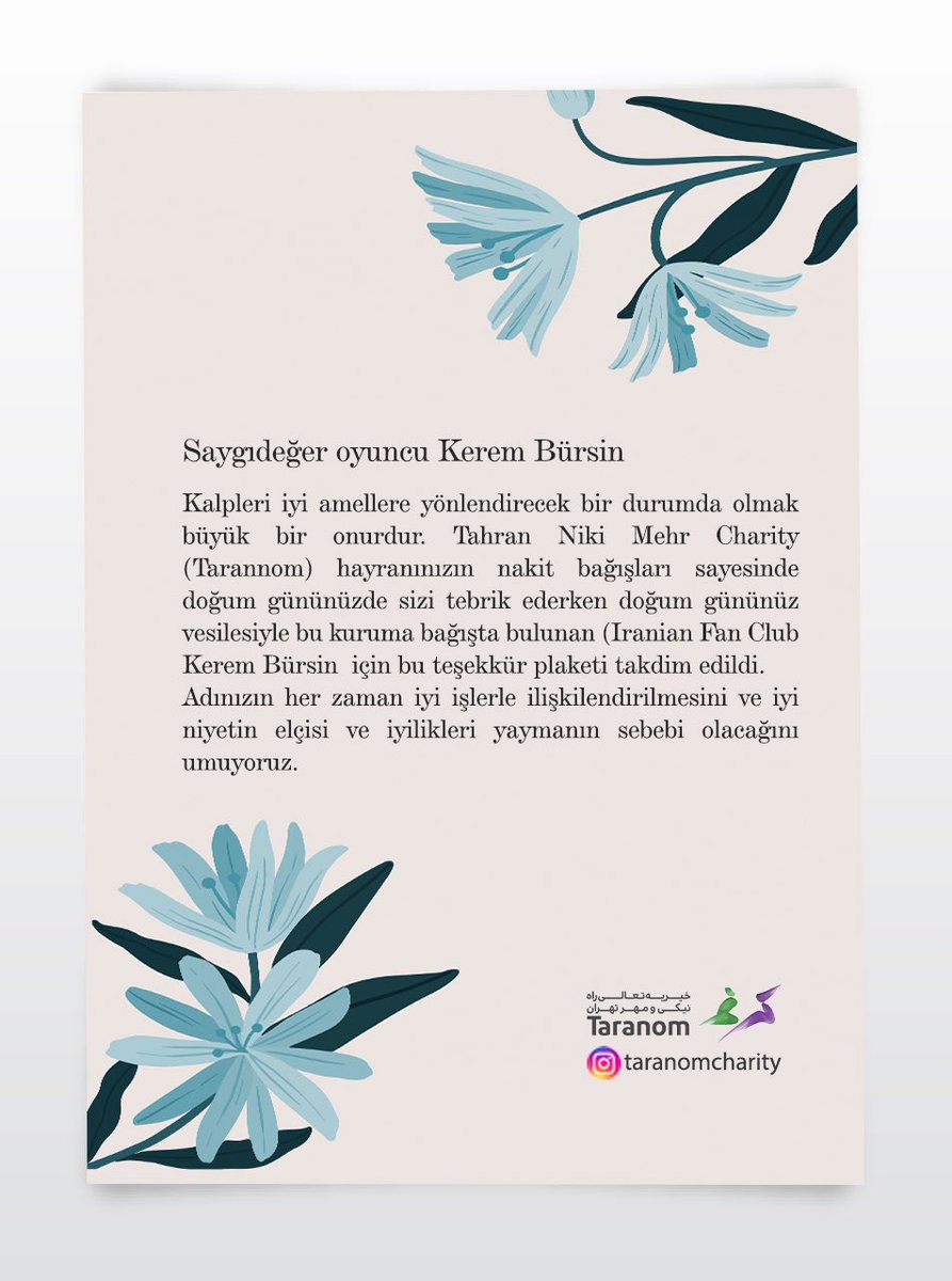 imkimya's tweet photo. HBD @thebursin 🤍
Şefkat ve iyilik dolu kalbinle,seni idol olarak seçenleri muhtaç insanlari sevindirmek için bir adim atmasina neden oldun,senin doğum gunun bahanesiyle, iranli fanlarin Kanser Çocuklara tam 4000 TL yardim ettiler.
umariz yuzune kuçuk bi gulumseme Getirmişizdir🥹 https://t.co/m5PvLnwBn6