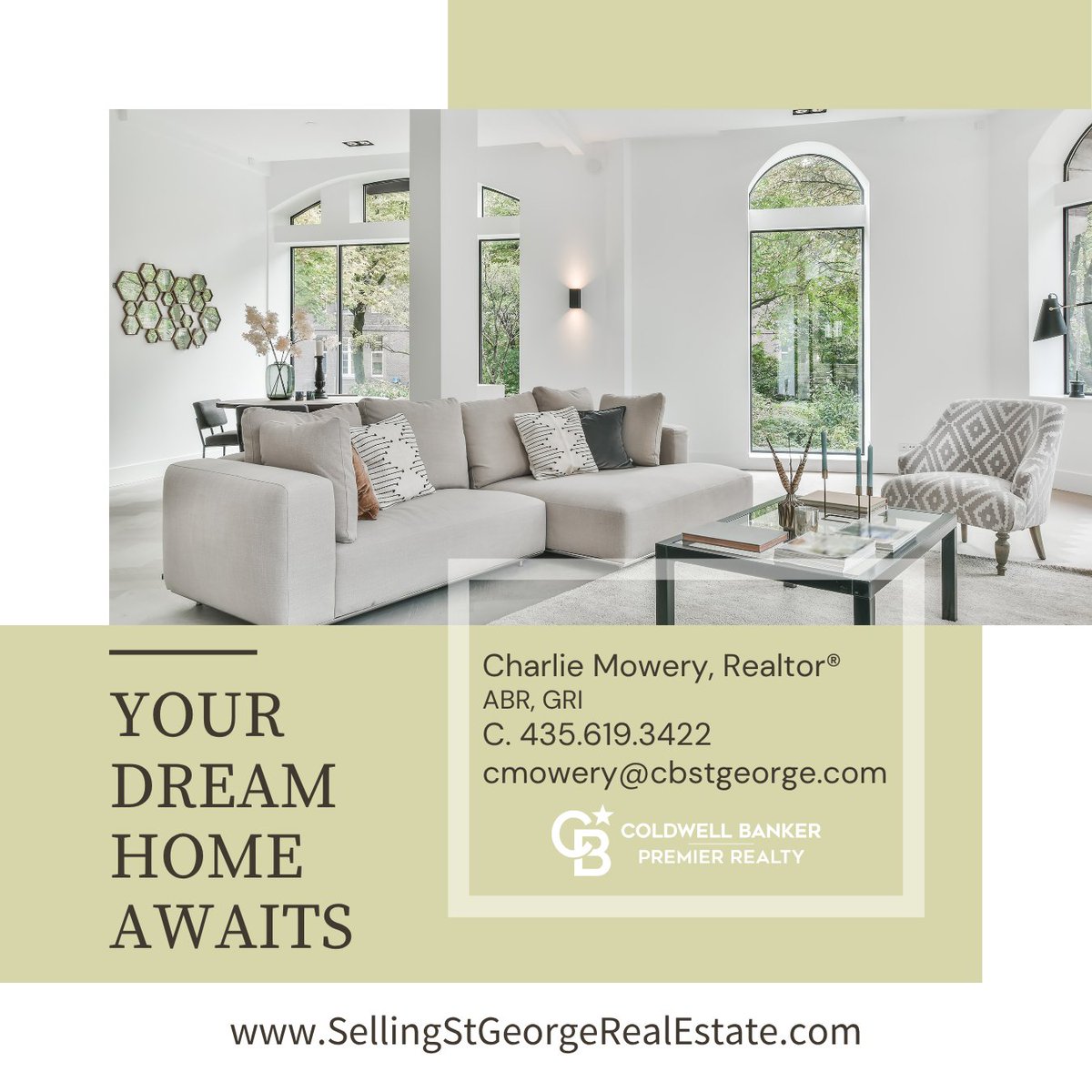 MoweryAgent's tweet photo. I would love to help you with navigating this ever-changing market. Contact me today for information on buying a home.
Charlie Mowery with Coldwell Banker Premier Realty | 435.619.3422
https://t.co/NC0zy1tcAG https://t.co/TK5PzKxwMm