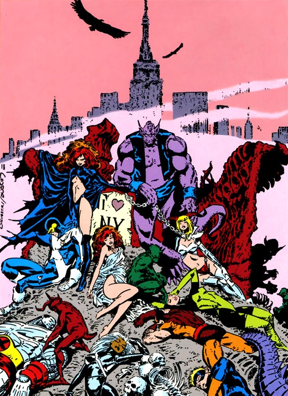 The scale, scope and ambition of Inferno is unparalleled in Claremont’s run. In many ways, it should be too big to work, yet one of the things that might help create cohesion, ironically, is the incohesion of the antagonists, a disunified group with competing interests #xmen 1/11