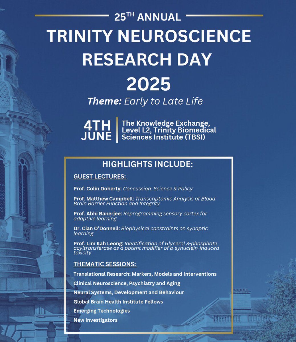 abhii_mit's tweet image. Delighted to join Trinity College Dublin's @tcddublin Neuroscience Day (a special 25th anniversary symposium) - a great community & wonderful to see some old friends. Lovely career summary talk on A-beta & plasticity by Prof. Michael Rowan, & a sneak peek of 'The Book of Kells'.