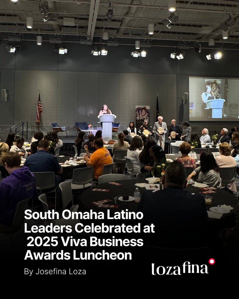 LozafinaLLC's tweet photo. Proud to join Casa De La Cultura Omaha for the Viva Business Luncheon, honoring Latino trailblazers &amp; awarding $75K in scholarships by Barrientos Scholarship Foundation. Roots run deep, futures shine bright. 
#VivaBusinessAwards #LatinoExcellence #CommunityImpact https://t.co/HajYNzKnHA