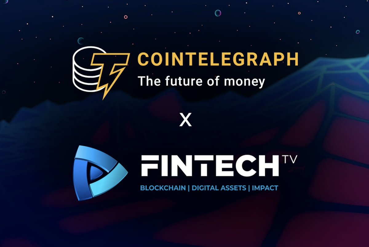 FINTECH.TV (@fintechtvglobal) on Twitter photo The future of finance is here…
We're excited to partner with <a href="/Cointelegraph/">Cointelegraph</a> to amplify global coverage of crypto, blockchain, and digital assets that are changing the world. 🌎
From the NYSE to Web3 hubs worldwide — this partnership brings deeper insights, bigger stories, and The future of finance is here…
We're excited to partner with <a href="/Cointelegraph/">Cointelegraph</a> to amplify global coverage of crypto, blockchain, and digital assets that are changing the world. 🌎
From the NYSE to Web3 hubs worldwide — this partnership brings deeper insights, bigger stories, and