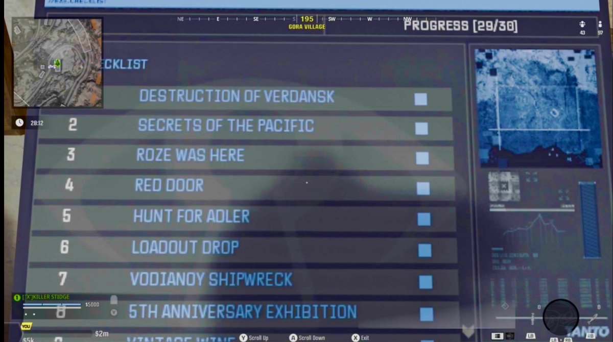 KillerStidge's tweet image. I only needed the Town Hall /Airport Metro Station to give me 29/30.
Bunker 00 is the only one left to solve.
#CallofDuty #WarzoneEasterEgg #VerdanskReturns