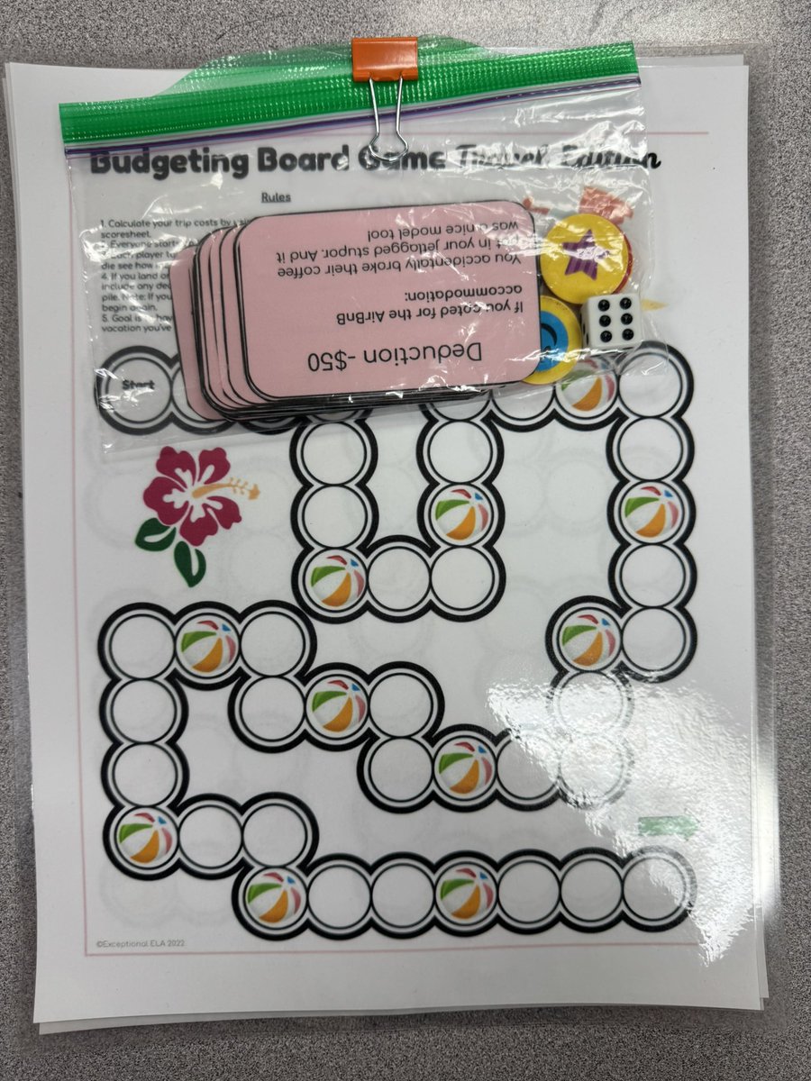 RobinLafferty's tweet photo. What’s more fun than playing a budgeting board game? We love learning about financial literacy! 💰 @Falgarwood_HDSB @HaltonDSB https://t.co/B3RuX3cp59