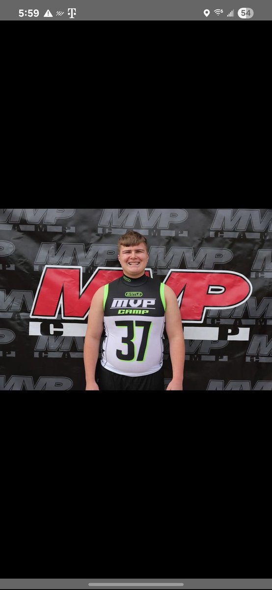 GarrettGosse's tweet photo. I'm grateful for my 1st experience @TheMVPCamps. I learned a lot, and im looking forward to going again next year. #8thgradeloading #playinguponJV. https://t.co/7iI2Gjl9PV