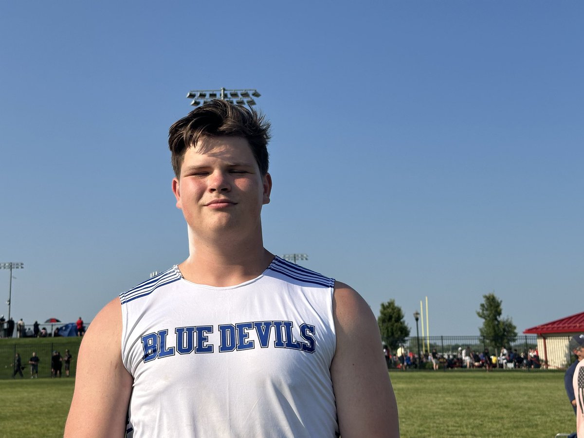 <a href="/HermitAthletics/">HermitsAthletics</a> .<a href="/HHSdevilsports/">Hammonton Blue Devils Athletics</a>’ Anthony Liakhnovich, battling a hamstring injury from last week, placed third in the discus and fifth in the shot put. The Princeton commit told me he didn’t even think he could compete today, but he placed top 5 in the state in both events