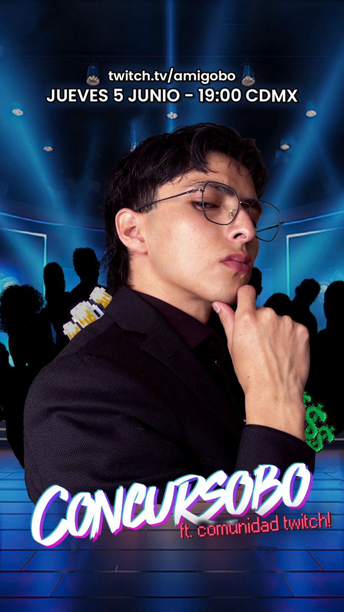 notamigobo's tweet image. mañana concursobo boysssss‼️participará un viewer del canal y así como él, tú también puedes canjear un ticket para participar 🫵🏻, nos vemos mañanita a ver q tanto le sabe mi comunidad 🗣️