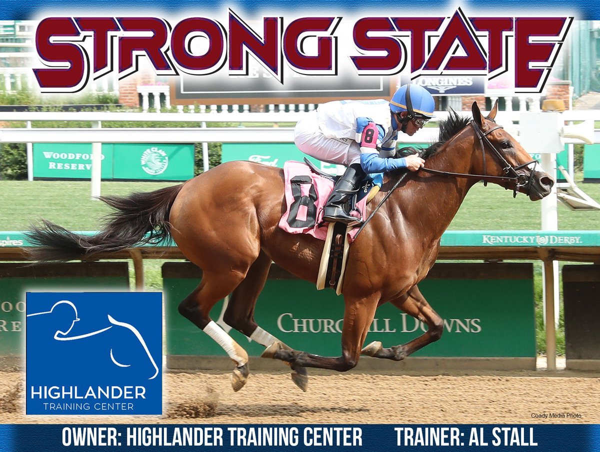 HighlanderTrainingCenter (@highlandertrai3) on Twitter photo A big thank you to trainer Al Stall & jockey <a href="/James_D_Graham/">James Graham</a> for the great work with <a href="/HighlanderTrai3/">HighlanderTrainingCenter</a> graduate Strong State, a convincing winner today <a href="/ChurchillDowns/">Churchill Downs</a> off a 8+ month layoff. She’s a daughter of <a href="/WinStarFarm/">WinStar Farm</a> stallion Tom’s D’Etat. A big thank you to trainer Al Stall & jockey <a href="/James_D_Graham/">James Graham</a> for the great work with <a href="/HighlanderTrai3/">HighlanderTrainingCenter</a> graduate Strong State, a convincing winner today <a href="/ChurchillDowns/">Churchill Downs</a> off a 8+ month layoff. She’s a daughter of <a href="/WinStarFarm/">WinStar Farm</a> stallion Tom’s D’Etat.