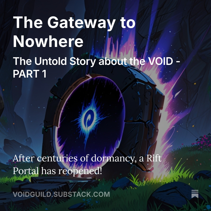 A portal erased from history. A forgotten connection. And one word left behind: VOID.

Check PART 1 of The Untold Story about the VOID

The Gateway to Nowhere: 
voidlore.short.gy/1