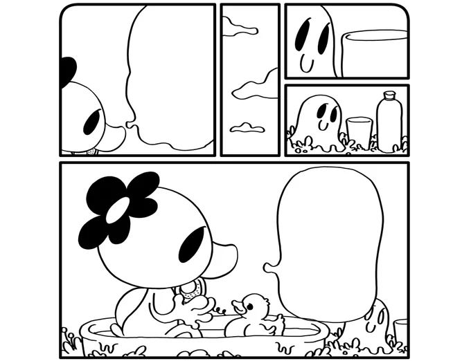 今日の18時くらいにひとつ漫画がお出しできればな〜という気持ちです。色々がんばります💪 