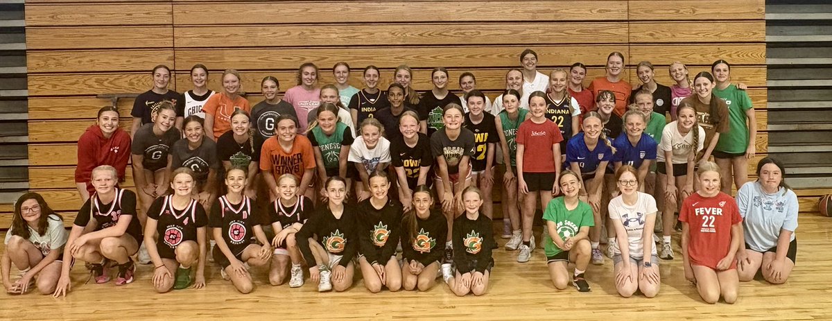 Day #3 was Jersey Day at camp!! #ladyleafnation