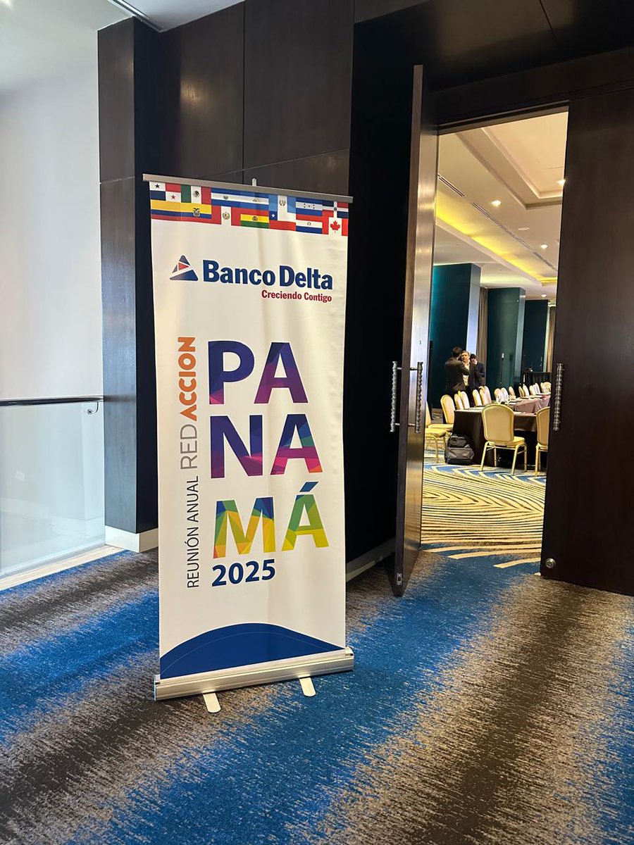CompartamosBanc's tweet photo. Omar Romero, Director General Adjunto de Compartamos Banco y Alejandro Puente, Director Ejecutivo de Relaciones Institucionales de @gentera, participaron en el Encuentro Anual de la Red @Accion que se celebró en Panamá. Gracias @BancoDelta por la hospitalidad. https://t.co/A9J5VqQE1I