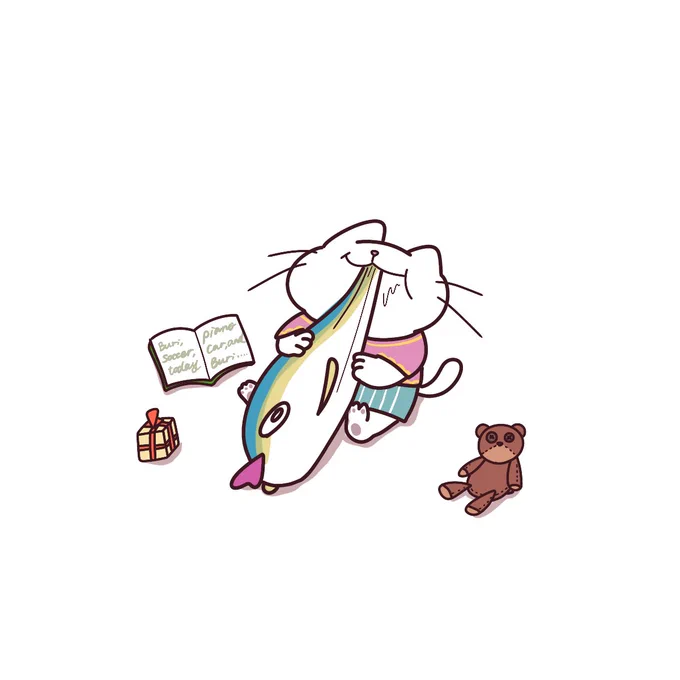 もくもくもくようび! 何もやる気出ませんね! 食べるか!ブリでも!