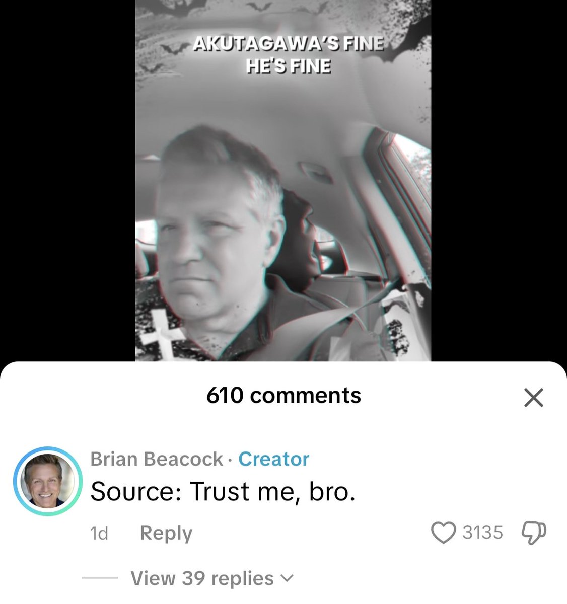 isacisac0's tweet image. Even Akutagawa&apos;s literal English voice actor has lost it