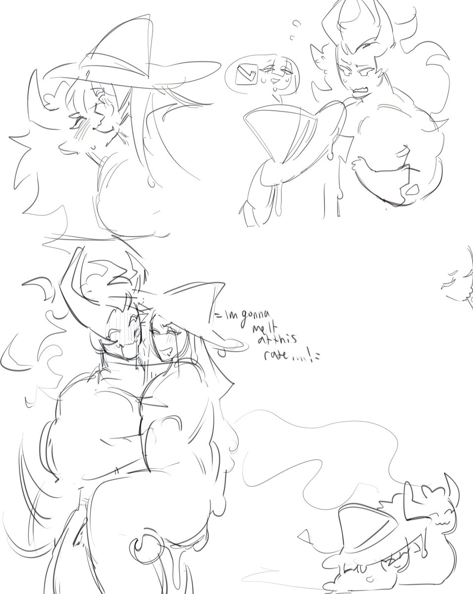 and some MORE prune juice doodles bc hes never safe from me... a lil joke thing of him and mystic flour, then him  and capsaicin again :3 #prunejuicecookie #nsfcookie #coohierun #cookiecum