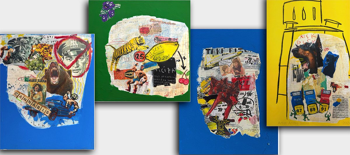 Andres Salas paints like he’s telling you a secret you weren’t supposed to hear—self-taught, Midwest-born, and fueled by Miami chaos. No rules, just raw. #terpbasel #certifiedbaked #arttwitter #miamivibes