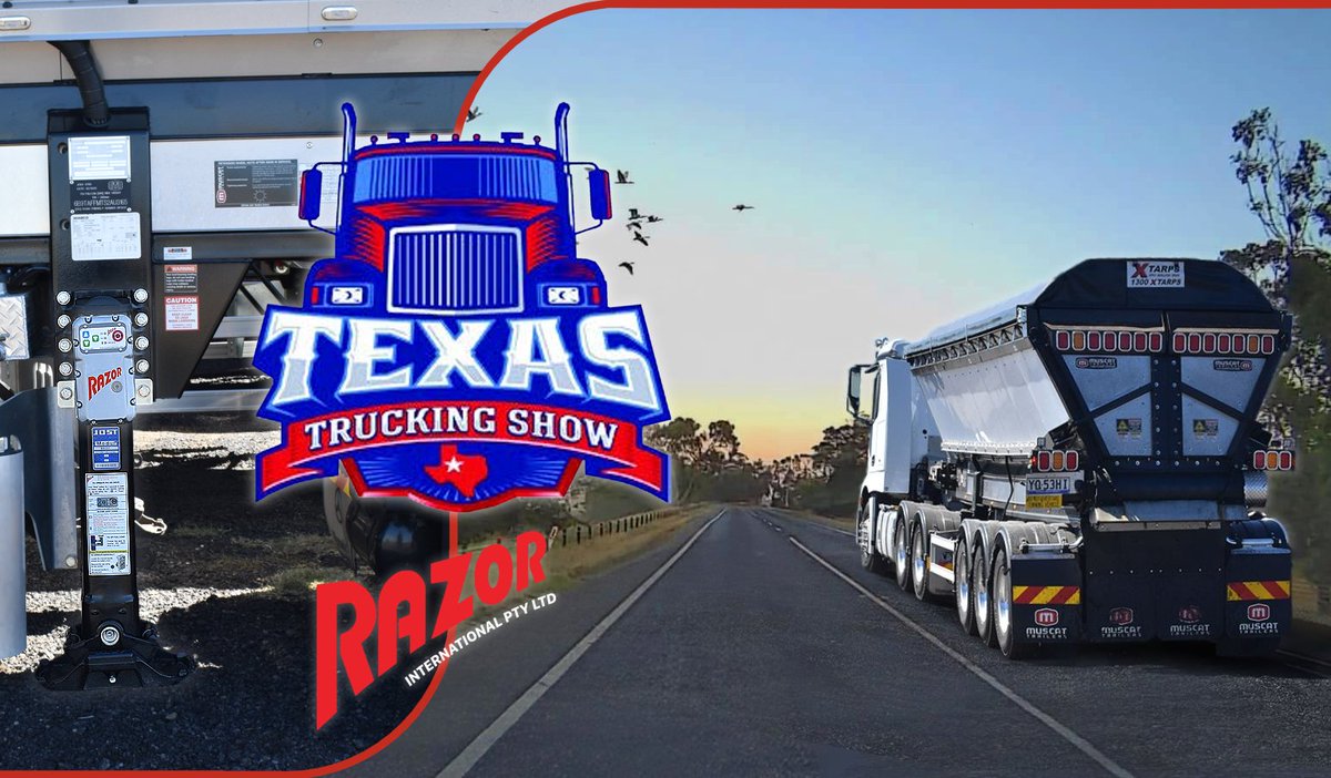 RazorInt's tweet image. Bringing our cutting-edge electric solutions to the heart of the U.S.

Join us at the Texas Trucking Show, booth #821 on the 21st &amp;amp; 22nd of June to check out our products!

Free tickets at TEXASTRUCKINGSHOW.COM