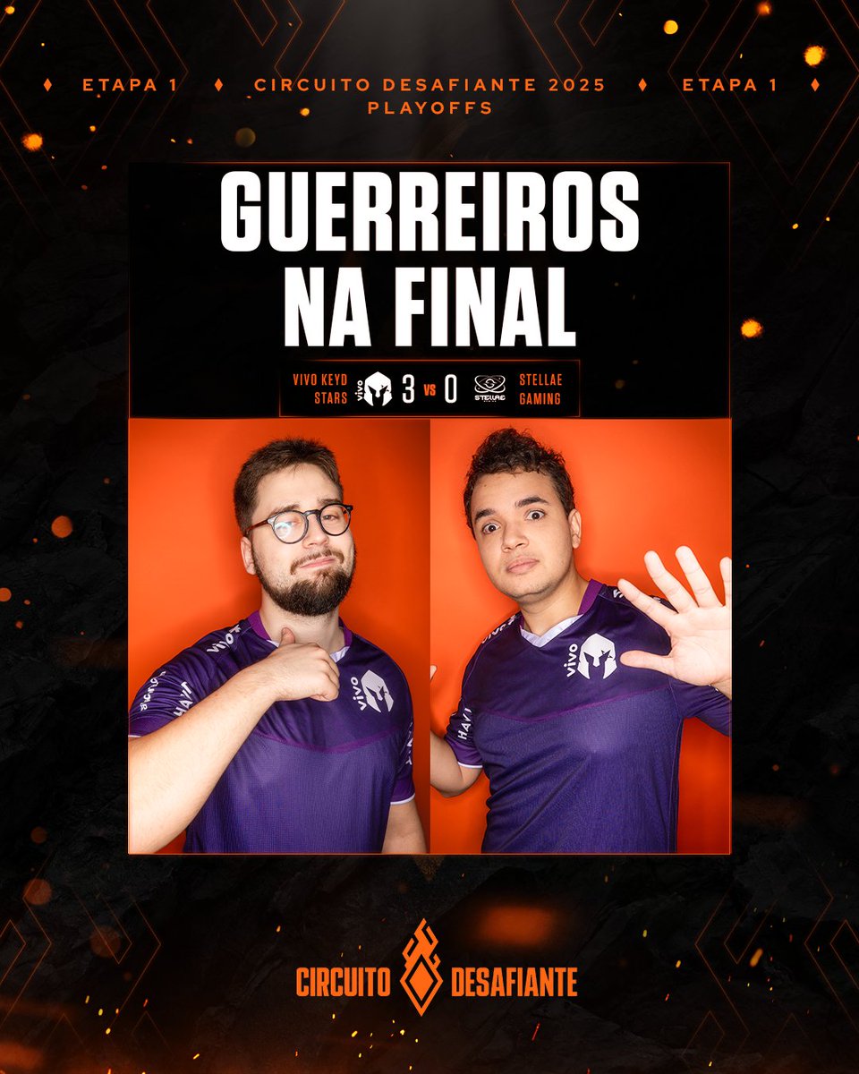 LTA Sul (@ltasul) on Twitter photo A <a href="/VivoKeyd/">Vivo Keyd Stars</a> é a segunda finalista do #Circuitão!
Série DOMINANTE pra cima da <a href="/StellaeGaming/">STELLAE</a>, que está eliminada da competição
Agora, os Guerreiros vão em busca da revanche contra a <a href="/REDCanids/">RED Canids Kalunga</a> na decisão A <a href="/VivoKeyd/">Vivo Keyd Stars</a> é a segunda finalista do #Circuitão!
Série DOMINANTE pra cima da <a href="/StellaeGaming/">STELLAE</a>, que está eliminada da competição
Agora, os Guerreiros vão em busca da revanche contra a <a href="/REDCanids/">RED Canids Kalunga</a> na decisão