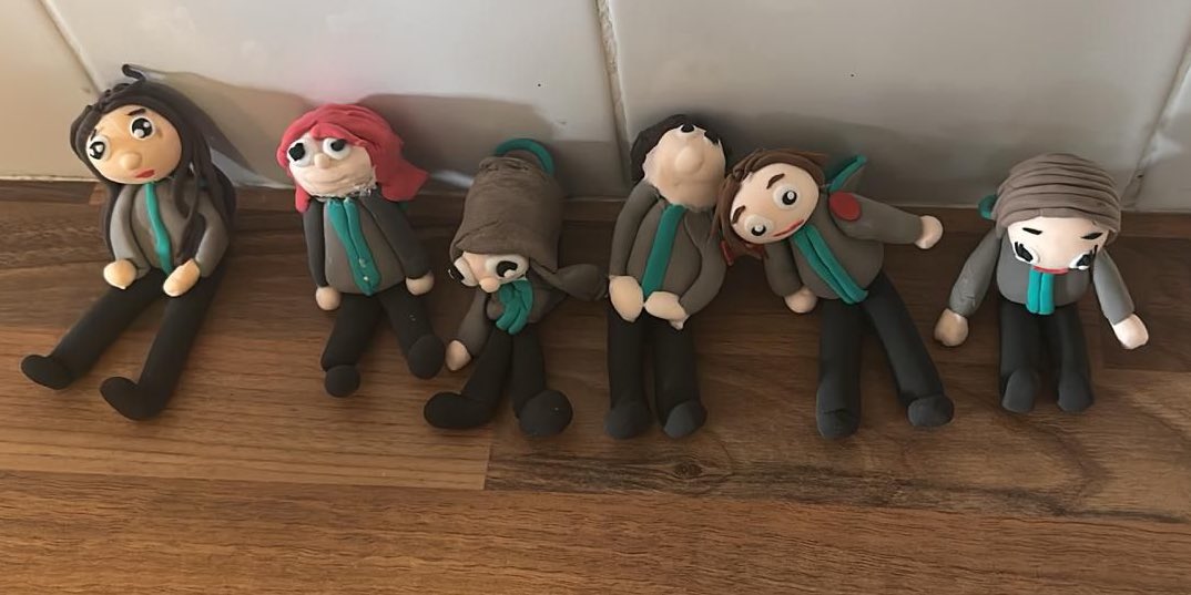 GGSWStorrington's tweet photo. Rangers not mid exams spent evening creating ‘Mini me’s’!  (others will add theirs later).  They will live on top of their noticeboard until they leave Rangers.  Been completing some take action UMAs too.  Wildflower seeds are growing! @Guiding_LaSER @Girlguiding @GirlguidingSXW https://t.co/Oou9hxJqXq