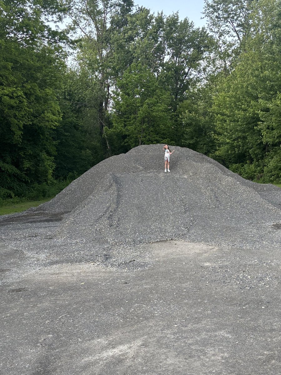 My 7 year old granddaughter got a rock tumbler for polishing rocks and wanted to go look for some rocks. I took her here