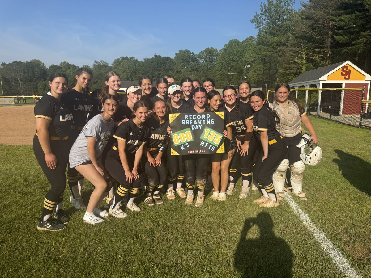 The girls played an incredible game. What a season! So proud of each and every one of these kids. Proud of who they are as players and even more proud of who they are as humans.

Mady Bull collected her 600 K and broke the school record with hits in career.
#BuiltDifferent
#ctsb