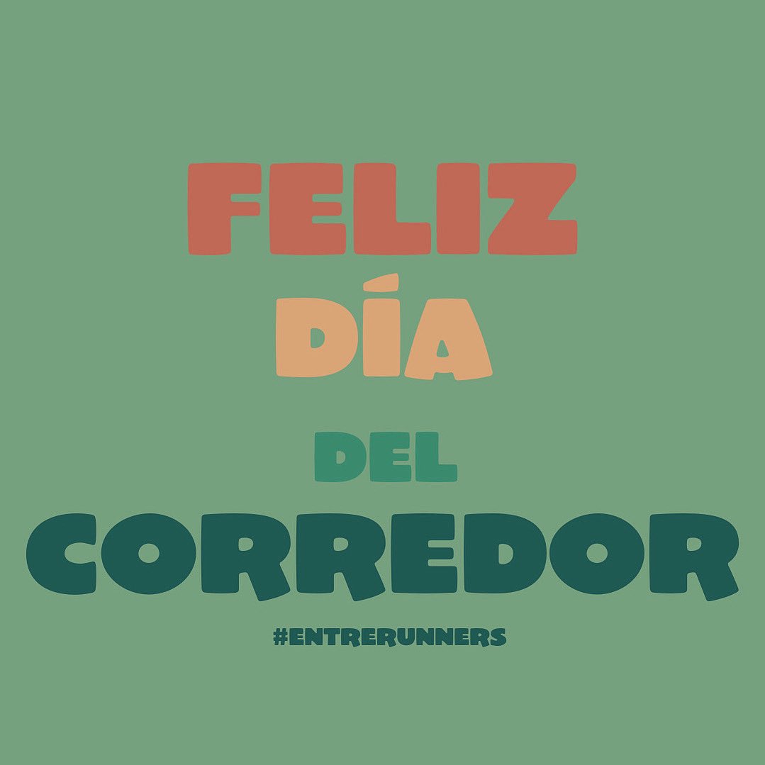 ¡Feliz día corredores! Que sigamos sintiéndonos orgullosos de ser de “esos locos que corren”  #globalrunningday #diamundialdelcorredor #entretunners