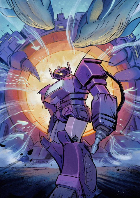 I just love skybound shockwave so much #maccadam #transformers #shockwave