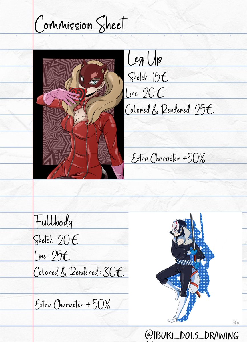 Ibuki_draws's tweet image. New commission sheet !
vgen.co/Ibukidraws
#Commission #commissionsopen #VGenComms #VGen