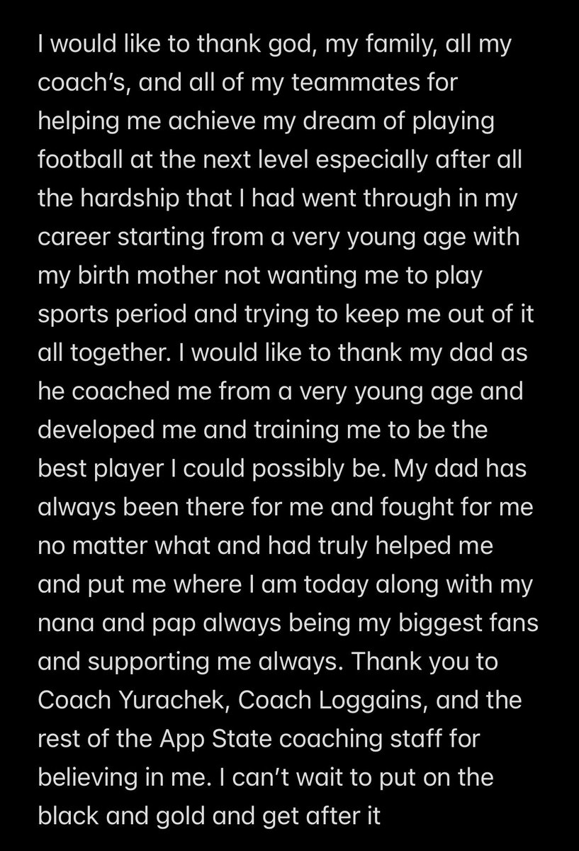 Gavin Barber (@gavinbarber2026) on Twitter photo 1000% COMMITTED to <a href="/AppState_FB/">App State Football</a> ‼️‼️#TIGMA #TheRock
<a href="/CoachYurachek/">Ryan Yurachek</a> <a href="/Dowell_Loggains/">Dowell Loggains</a> <a href="/CoachZMayo/">Zach Mayo</a> <a href="/BjSherrill_III/">Bj Sherrill</a> <a href="/Mooresville_FB/">Mooresville Football</a> <a href="/Coach_BHolmes/">Breon Holmes</a> <a href="/CoachStyerwalt/">Brian Styerwalt</a> <a href="/mfarrellsports/">Mike Farrell</a> 1000% COMMITTED to <a href="/AppState_FB/">App State Football</a> ‼️‼️#TIGMA #TheRock
<a href="/CoachYurachek/">Ryan Yurachek</a> <a href="/Dowell_Loggains/">Dowell Loggains</a> <a href="/CoachZMayo/">Zach Mayo</a> <a href="/BjSherrill_III/">Bj Sherrill</a> <a href="/Mooresville_FB/">Mooresville Football</a> <a href="/Coach_BHolmes/">Breon Holmes</a> <a href="/CoachStyerwalt/">Brian Styerwalt</a> <a href="/mfarrellsports/">Mike Farrell</a>