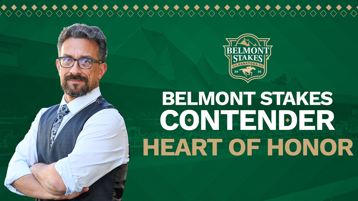 Matthew DeSantis (@failedtomenace) on Twitter photo Get the <a href="/BelmontStakes/">Belmont Stakes</a> Contender Spotlight of HEART OF HONOR on <a href="/NYRABets/">NYRA Bets</a> YouTube.
The <a href="/osbornejamie/">Jamie Osborne</a> runner jockeyed by his daughter, Saffie, is making his second start in the United States after finishing fifth in the <a href="/PreaknessStakes/">Preakness Stakes</a>. #HorseRacing
youtu.be/ifAZV8e76dI Get the <a href="/BelmontStakes/">Belmont Stakes</a> Contender Spotlight of HEART OF HONOR on <a href="/NYRABets/">NYRA Bets</a> YouTube.
The <a href="/osbornejamie/">Jamie Osborne</a> runner jockeyed by his daughter, Saffie, is making his second start in the United States after finishing fifth in the <a href="/PreaknessStakes/">Preakness Stakes</a>. #HorseRacing
youtu.be/ifAZV8e76dI