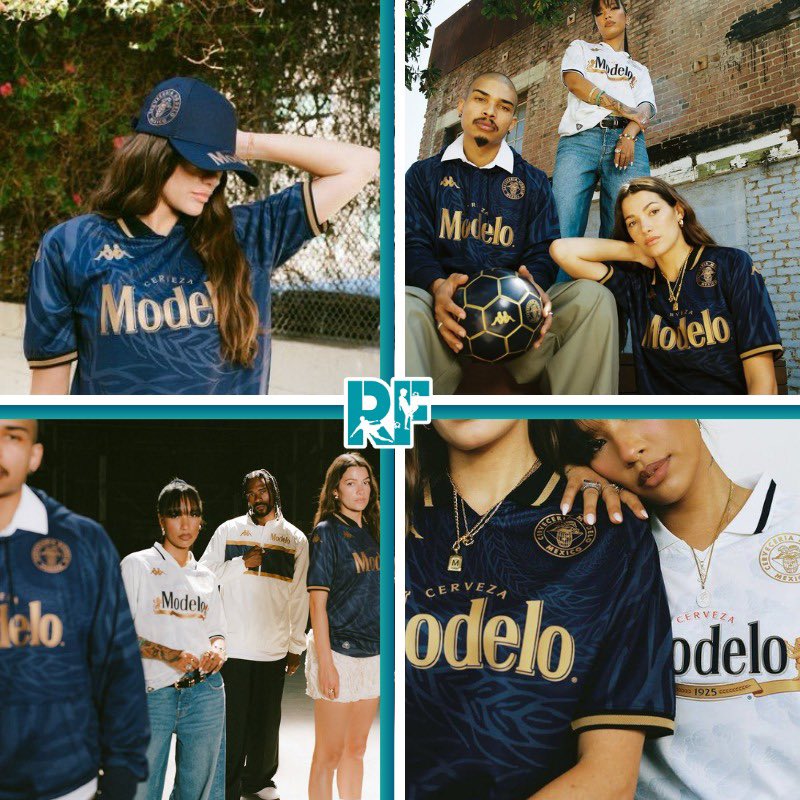 residentefutbol's tweet photo. VIVA LA CERVEZA MODELO 🍺 

Cerveza Modelo ha sacado lo que es el mejor jersey que hemos visto del año en colaboración con Kappa. 

Una línea que incluye jersey "de local y visita", sudadera, chamarra, balón, gorra y medias.

#RF https://t.co/Zeu2ebuDXh