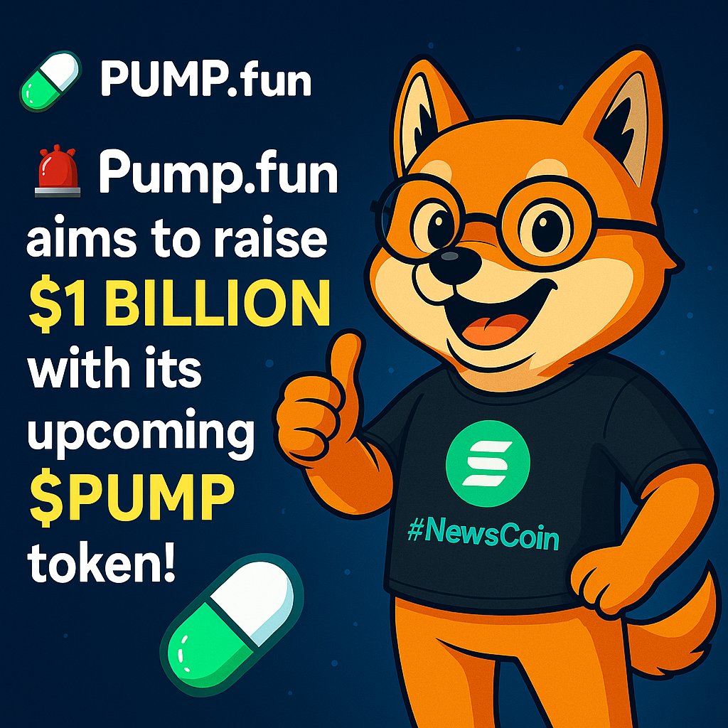 NewscoinOf's tweet photo. π¨π° https://t.co/RLjSDdUToI aims to raise $1 BILLION with its upcoming $PUMP token!
π₯ After generating over 11 MILLION memecoins and $700M in revenue, the platform is going for a $4B valuation β with an airdrop on the way.
πΈ Memecoins are evolving β and #NewsCoin is in the game.
#CryptoNews #MemeSeason #Solana #NSC #PumpFunLaunch
#Pumpfunmeme