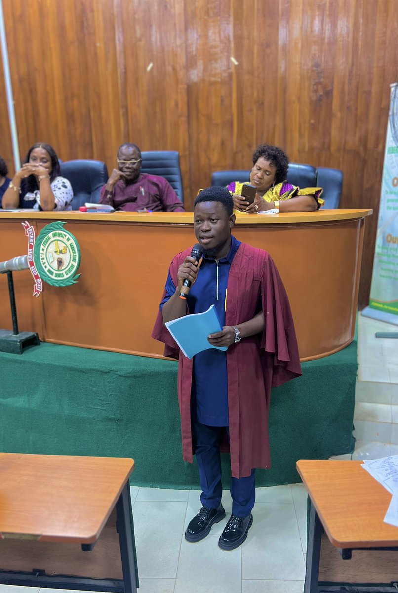 _LEKKYJOE's tweet image. Today, 4th of June, 2025, I was inaugurated as the 36th FUNAABSU PRESIDENT.
Fabulous FUNAABITES, your votes were not just a mandate, but a resounding affirmation of your belief in my vision and leadership ability.
Thank you all for the opportunity to serve.
Aluta continua✊