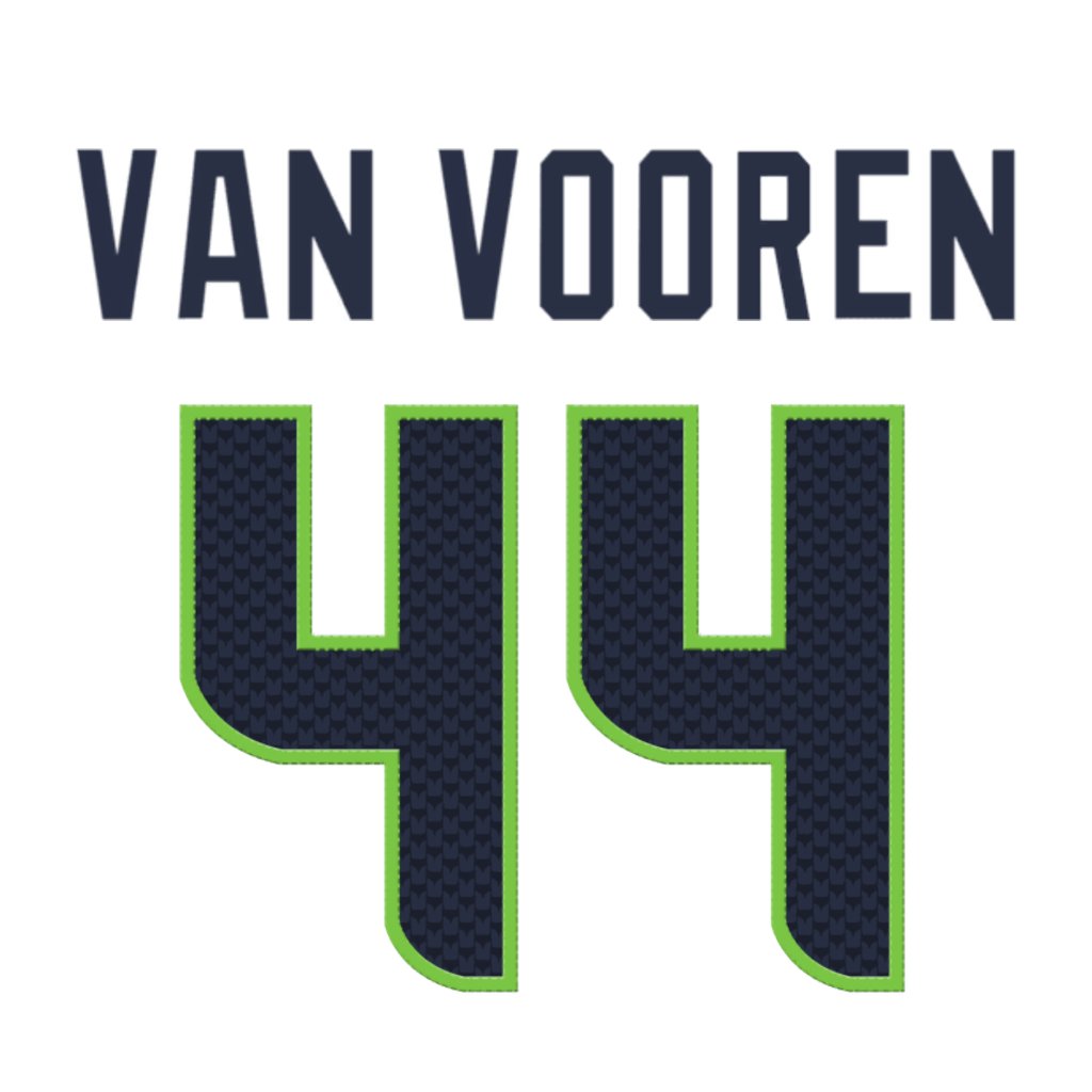 NFL Jersey Numbers (@nfl_jersey_num) on Twitter photo Seattle Seahawks TE Mitchell Van Vooren (<a href="/m_vanvooren14/">Mitchell Van Vooren</a>) is wearing number 44. Last assigned to Jamie Sheriff. #Seahawks Seattle Seahawks TE Mitchell Van Vooren (<a href="/m_vanvooren14/">Mitchell Van Vooren</a>) is wearing number 44. Last assigned to Jamie Sheriff. #Seahawks