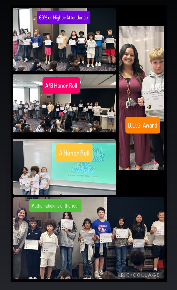 Last post for the 24-25 school year; some well deserved awards! Signing off for the summer. ✌🏽☀️