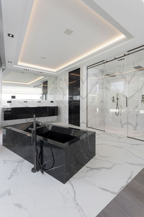 HOUSEPORN___'s tweet photo. Modern bathroom design. https://t.co/xdiPFEuwSY