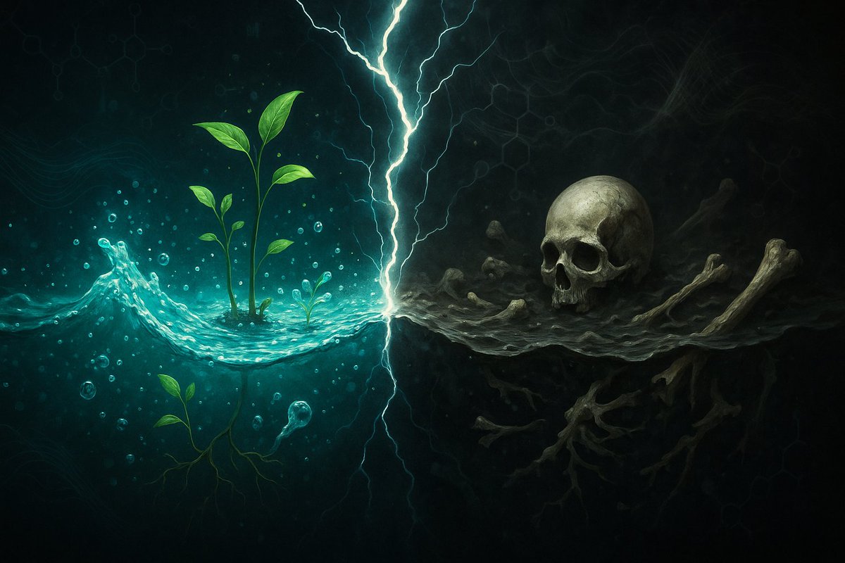 SpiritNature_if's tweet photo. 💧 Вода – це не лише H₂O! У неї є ОВП (окисно-відновний потенціал) ⚡ – показник, чи вода віддає чи забирає електрони. Саме цим пояснюється феномен «живої» 🌿 vs «мертвої» 💀 води. Невидима властивість, що впливає на здоров’я! #наука #здоровя https://t.co/6dfZi8rJdb