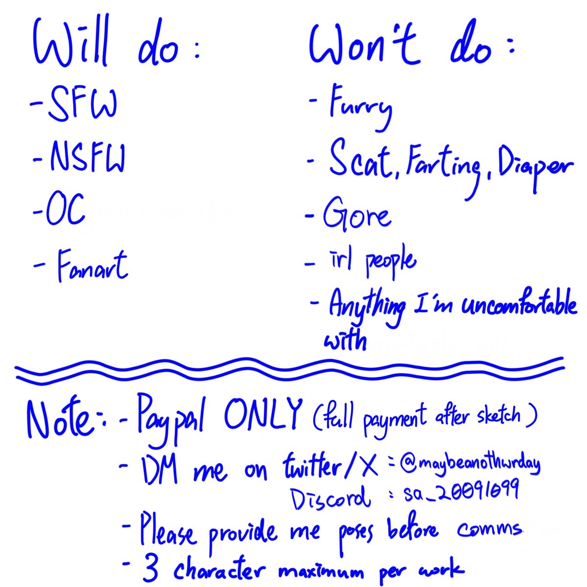 maybeanothwrday's tweet photo. Comms are open!!feel free to ask for more details here/discord! https://t.co/Qqvs5cpn1D