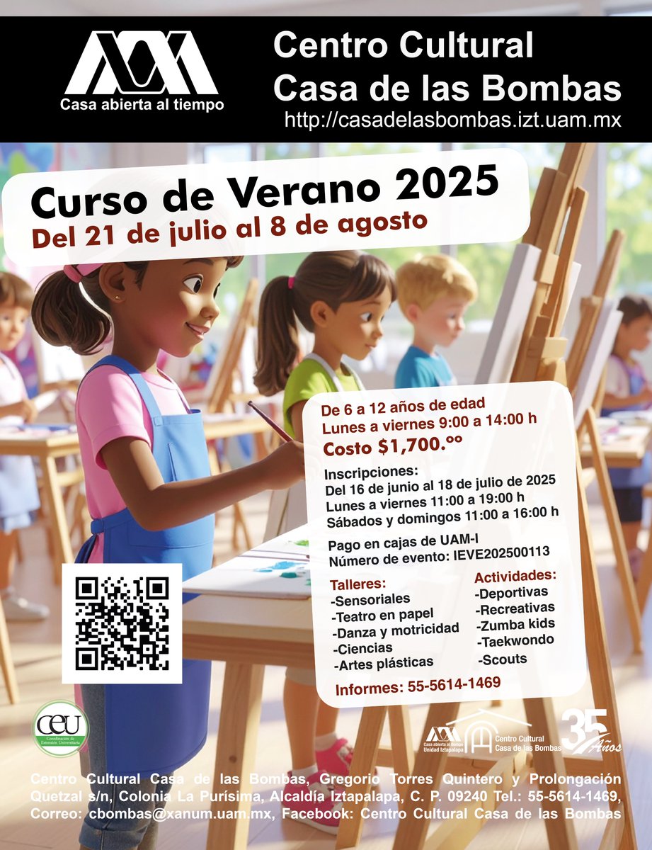 #AgendaCulturalUAMI
#sóloencasadelasbombas
casadelasbombas.izt.uam.mx