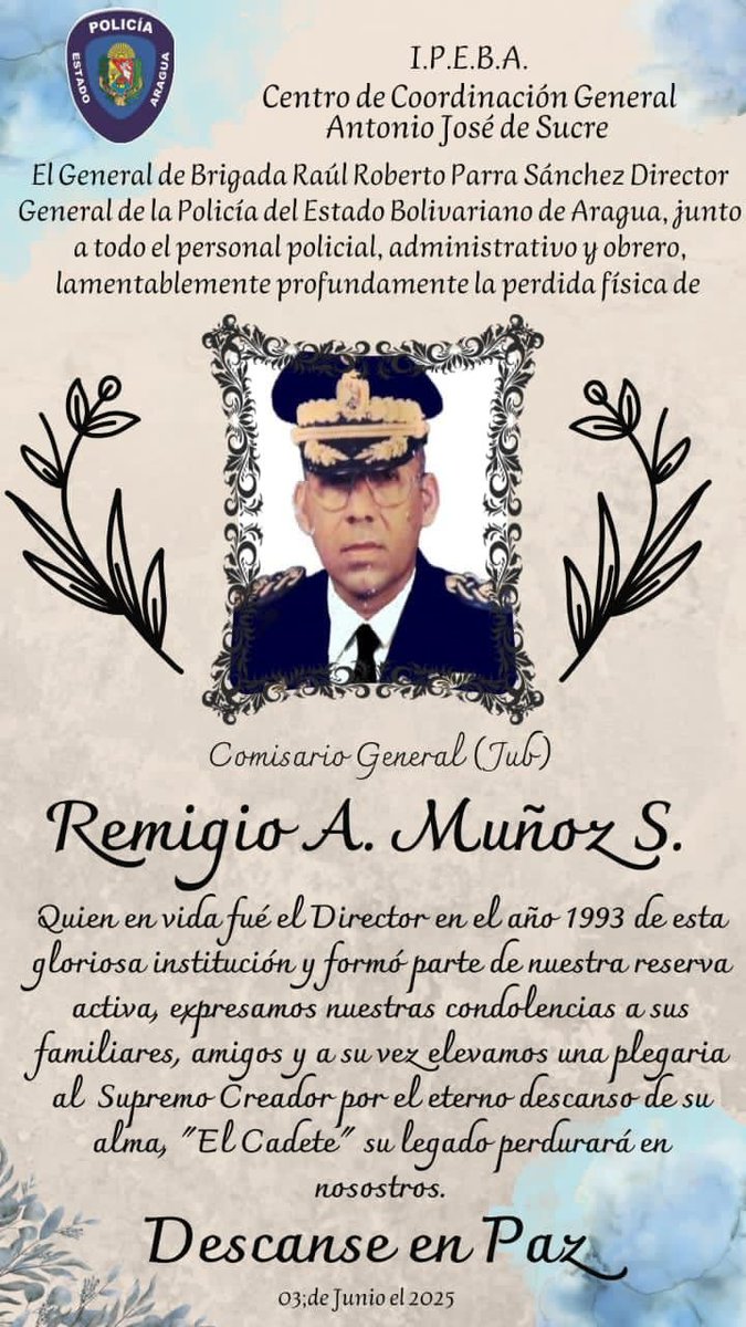 🇻🇪 Otro que se despide. Q.E.P.D.