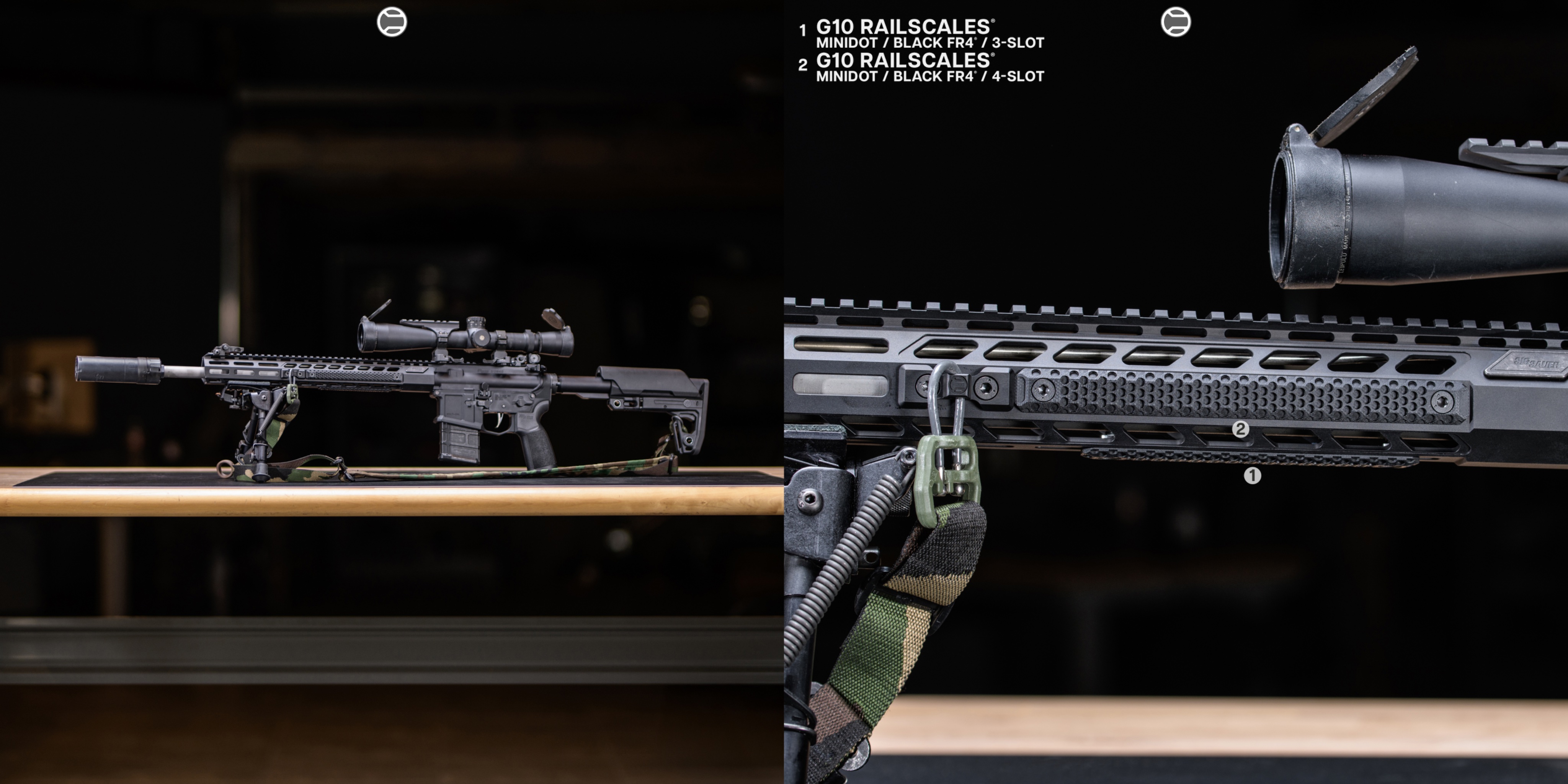 Amazon.co.jp: Railscales G10 M-LOK 3枚セット□3slot□FDE