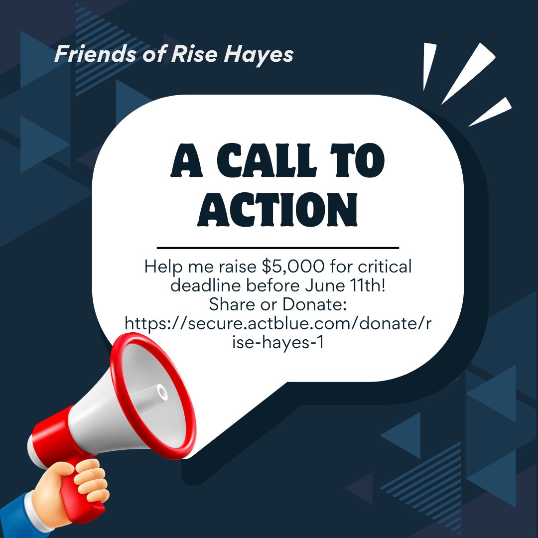 Hello everyone! I need your help. Please share this to spread the word and consider donating if you can! Even $20 can make a difference. secure.actblue.com/donate/rise-ha…
#lynchburgva #statedelegate #rise4delegate #virginia
