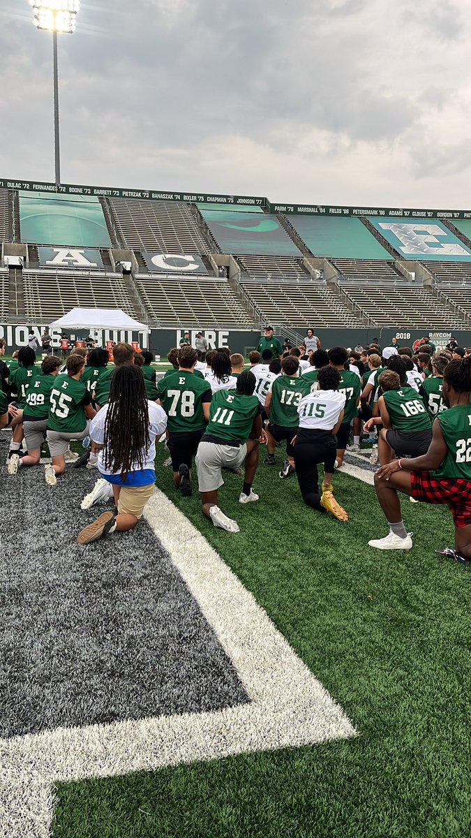 Michigan exposure (@miexposure) on Twitter photo Big turnout at EMU Mega Camp. <a href="/EMUFB/">Eastern Michigan Football</a> <a href="/Coach_Creighton/">Chris Creighton</a> Big turnout at EMU Mega Camp. <a href="/EMUFB/">Eastern Michigan Football</a> <a href="/Coach_Creighton/">Chris Creighton</a>