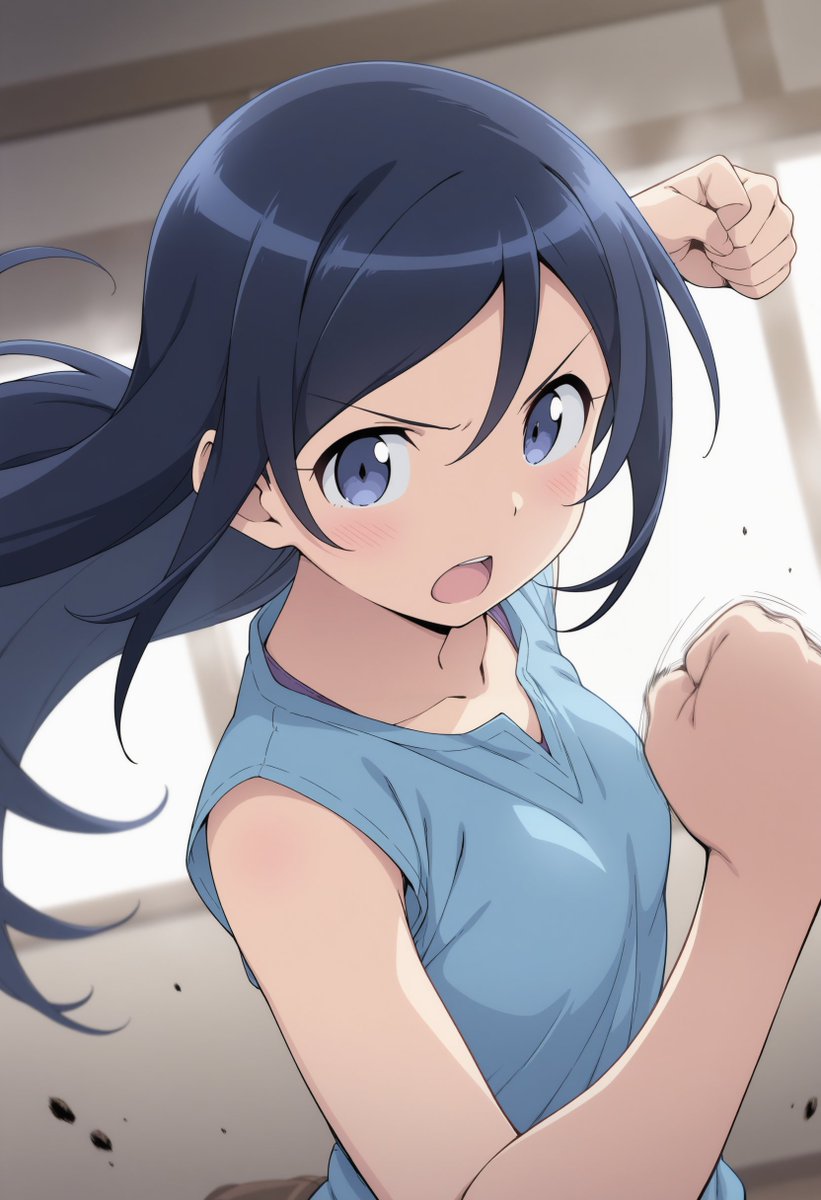 パンチあやせ #AIイラスト #新垣あやせ #俺の妹がこんなに可愛いわけがない